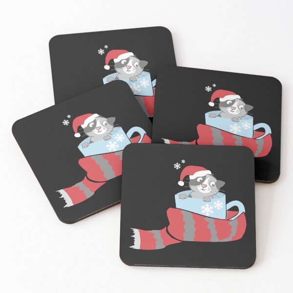 Item preview, Christmas funny cat in mug designed and sold by FlamingProjekt.