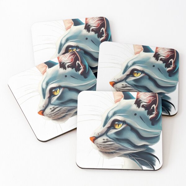 Item preview, An artistic portrait of a cat designed and sold by Aktio  Design.