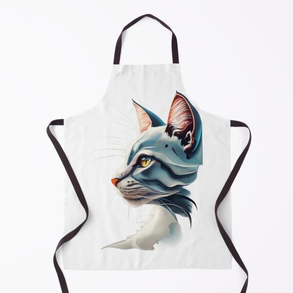 Item preview, An artistic portrait of a cat designed and sold by Aktio Design.