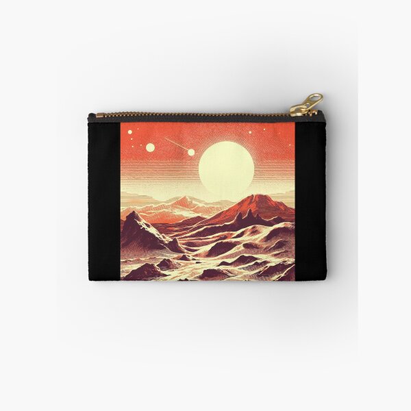 Item preview, SF Mars Landscape Woodcut 2 designed and sold by CrankyOldDude.