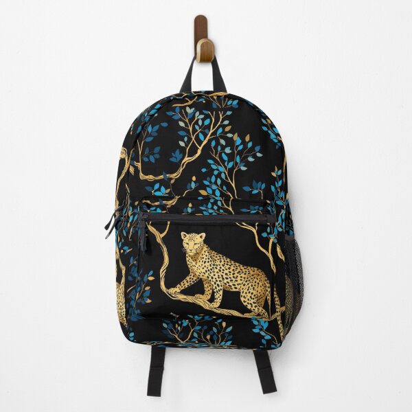 Item preview, Wild leopard and blue tree designed and sold by GirlGlowGraphic.