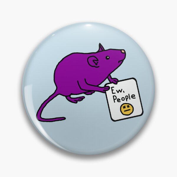 Item preview, Rat Says Ew People designed and sold by ellenhenry.