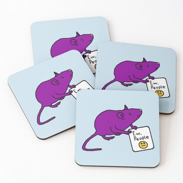 Item preview, Rat Says Ew People designed and sold by ellenhenry.