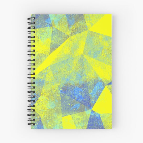 Item preview, Geometric Yellow Green Blue Grunge Pattern designed and sold by PritchBlack.