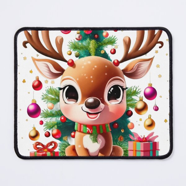 Item preview, Baby reindeer at Christmas designed and sold by Aktio Design.