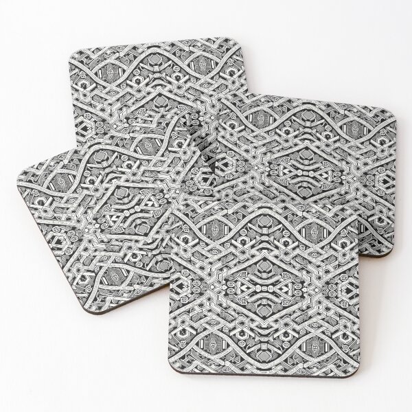 Item preview, Celtic pattern with black lines, with white designed and sold by pASob-dESIGN.