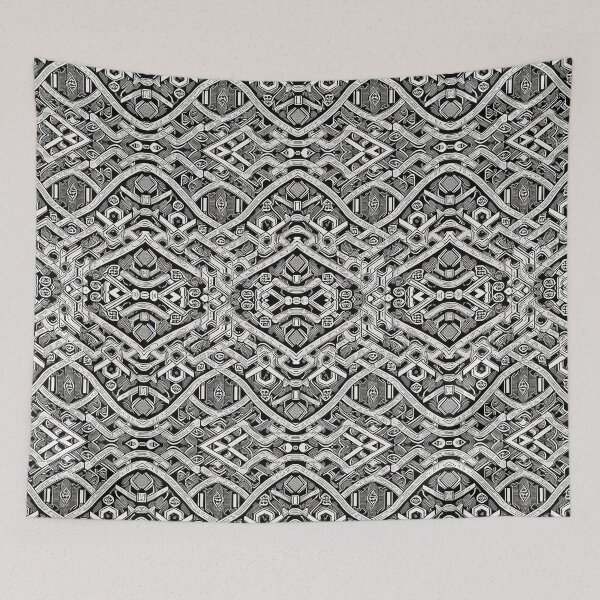 Item preview, Celtic pattern with black lines, with white designed and sold by pASob-dESIGN.