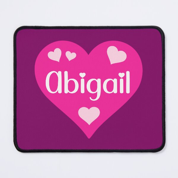 Item preview, Abigail Name Pink Heart  designed and sold by Jeallan Designs.