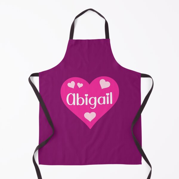 Item preview, Abigail Name Pink Heart  designed and sold by Jeallan Designs.