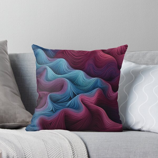 Item preview, Rich Textured Blue and Magenta Wave Patterns designed and sold by VectorPlace.