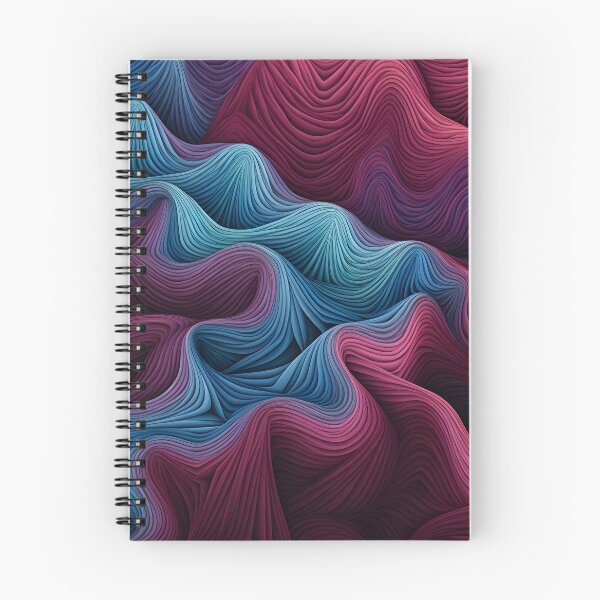 Item preview, Rich Textured Blue and Magenta Wave Patterns designed and sold by VectorPlace.