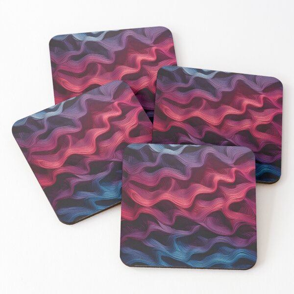 Item preview, Textura ondulada violeta y azul vibrante designed and sold by VectorPlace.