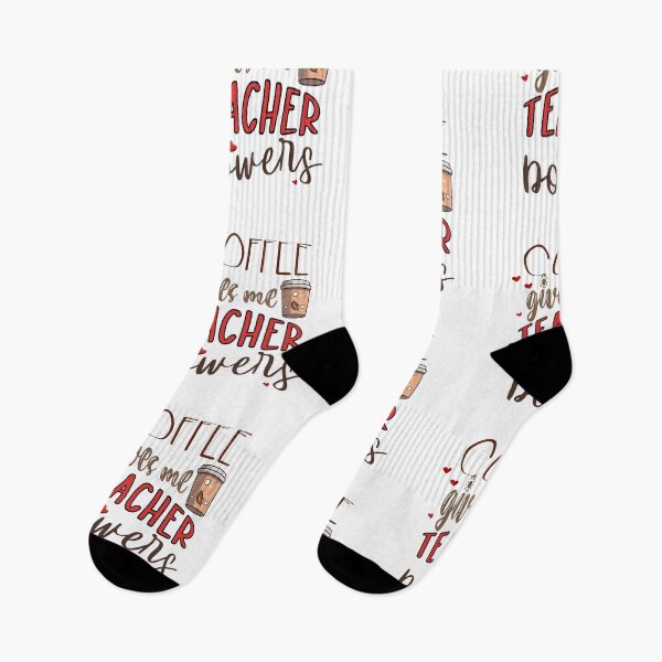 Item preview, Coffee Gives Me Teacher Powers designed and sold by Anastasiia Yurevych.