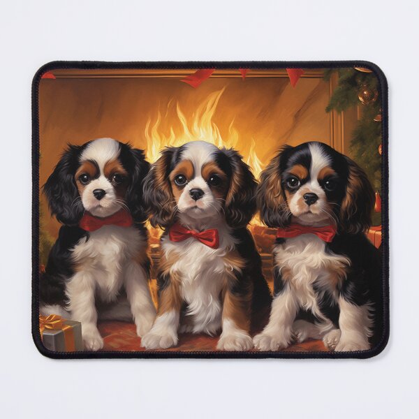 Item preview, Cavalier King Charles Spaniel Christmas card 1 designed and sold by PetsArt.