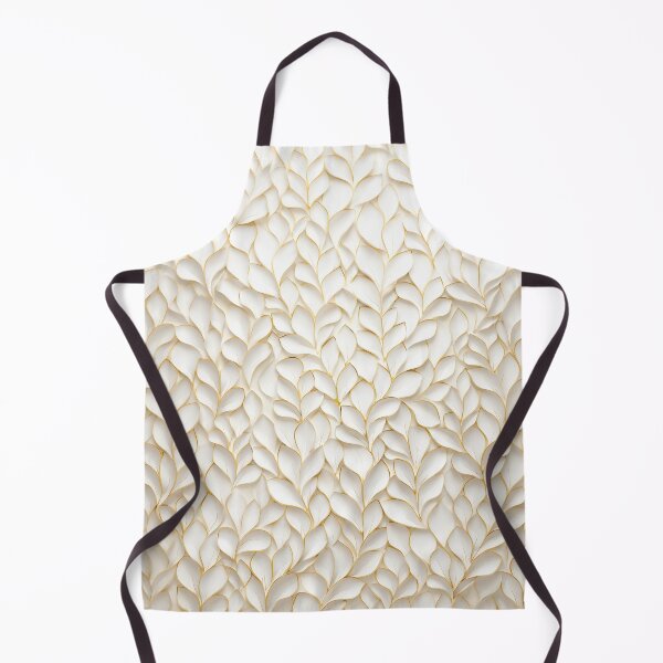 Item preview, Elegant Gold Leaf Pattern, In The Style Of Light White And Gold designed and sold by Vic Torys ☆.