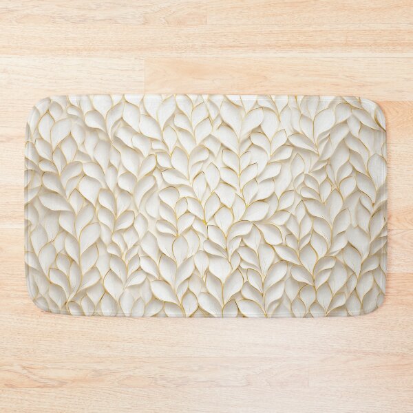 Item preview, Elegant Gold Leaf Pattern, In The Style Of Light White And Gold designed and sold by Vic Torys ☆.