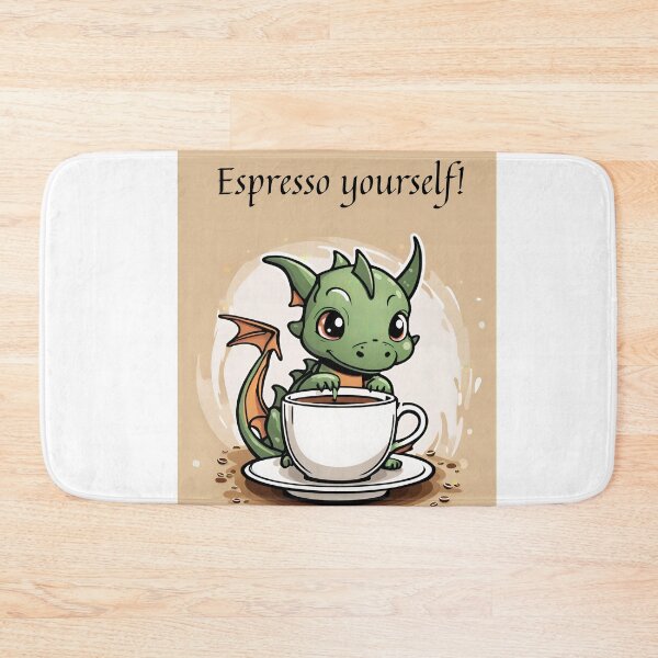 Item preview, Espresso Yourself Dragon designed and sold by VisualMotivator.