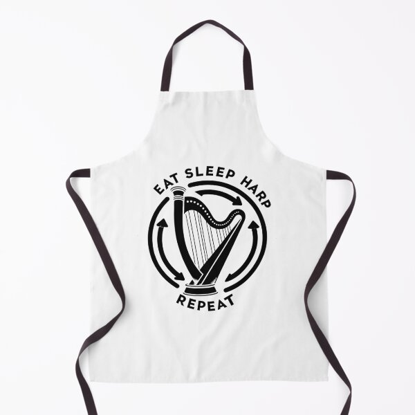 Item preview, Eat Sleep Harp Repeat - Harpist designed and sold by TeesYouWant.