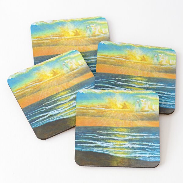 Item preview, Angels in the Sunrise Clouds designed and sold by AmaleighArt.