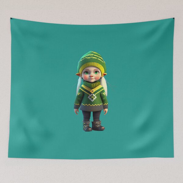 Item preview, Blue-Haired Gnome Dwarf Girl #3 designed and sold by Pickmash.