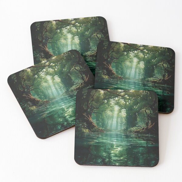 Item preview, Radiant Woods: Sunshine on the River designed and sold by Christian Weiss.