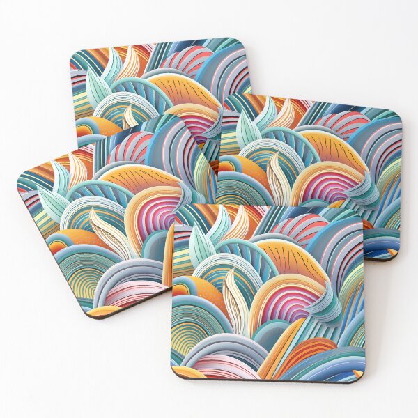Item preview, Colorful abstract patterns designed and sold by Windness Zao.