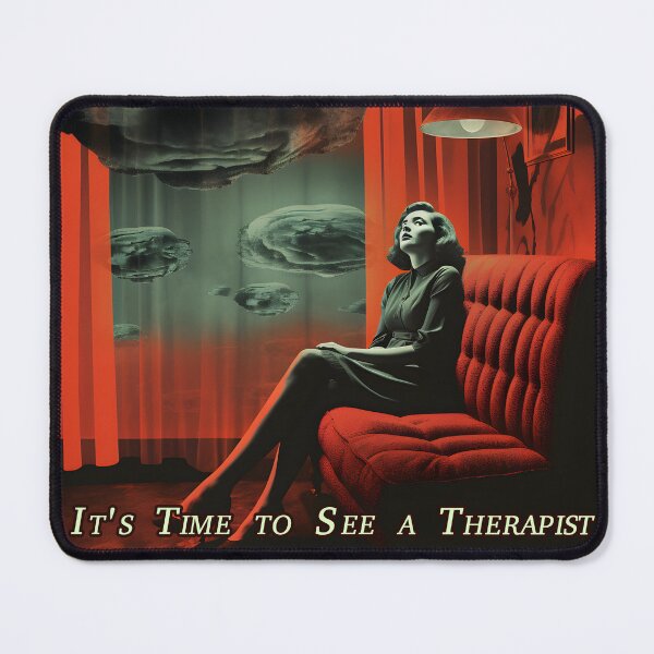 Item preview, Retro comic Vintage art It's time to see a therapist designed and sold by AngelinaBezm.