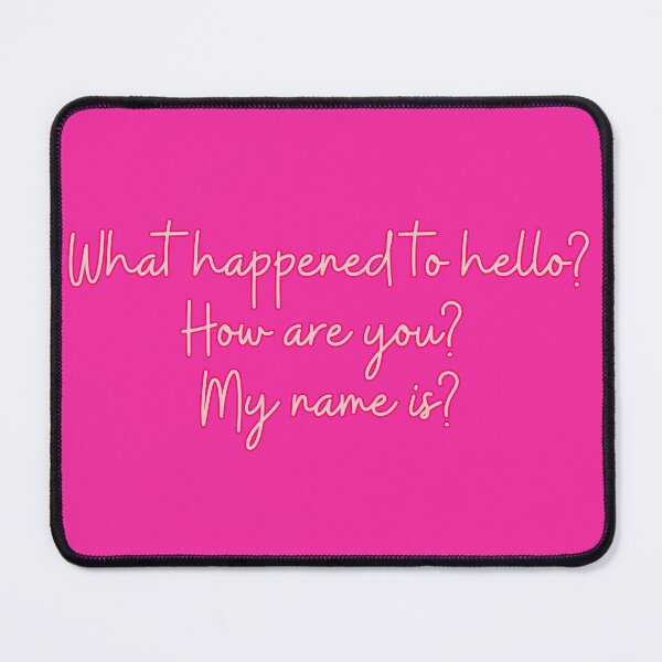 Item preview, What happened to hello? designed and sold by Spiffle.