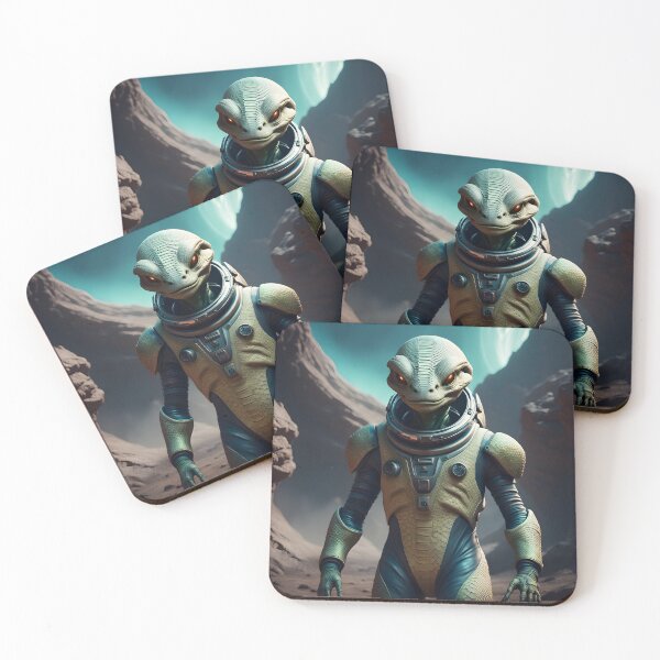 Item preview, Journey of the Alien Lizard designed and sold by AICreativeArts.