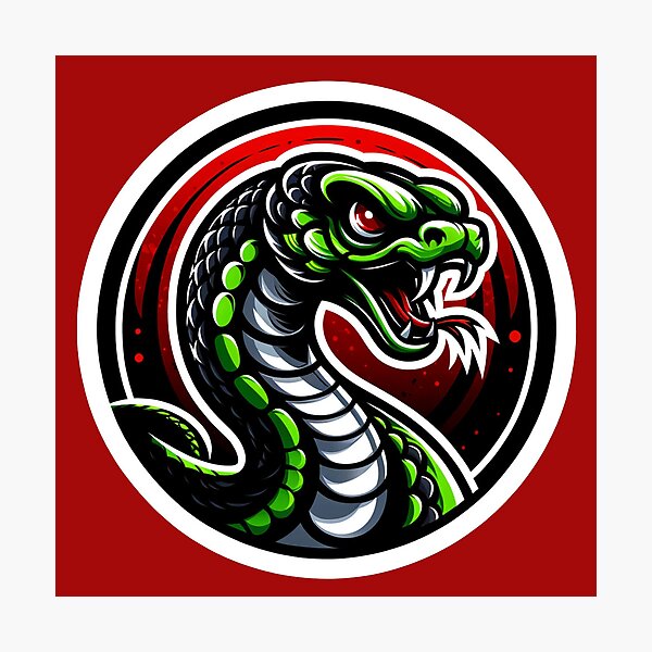 Aperçu de l'œuvre Serpent féroce créée et vendue par ZooStickerss.