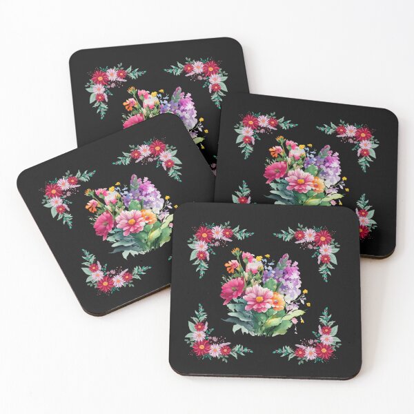 Item preview,  Watercolor wildflowers frames graphic design designed and sold by Openspace2020.