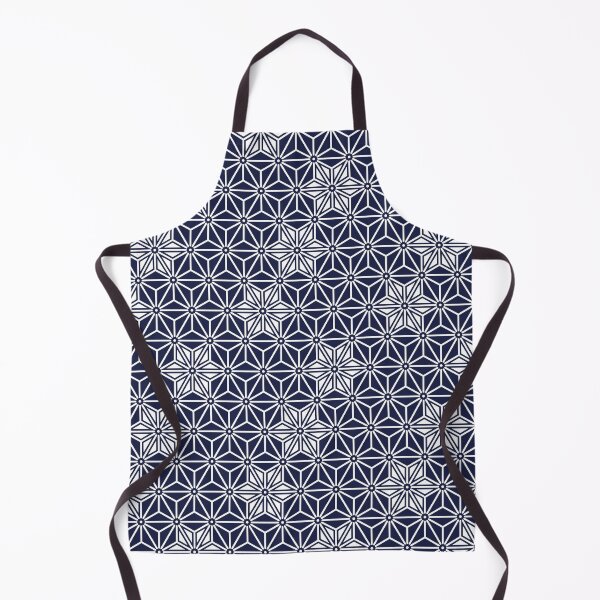 Item preview, Oriental Navy Blue Asanoha Stars Japan Pattern designed and sold by Digital Homestead.