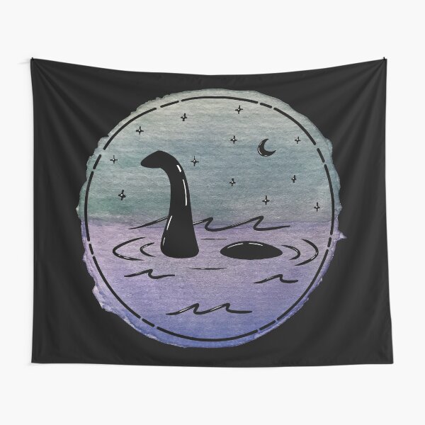 Loch Ness Watercolor Tapestry