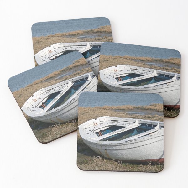 Item preview, Small White Wooden Boat designed and sold by Calidris Fotografie Steffi & Ben Köppler.
