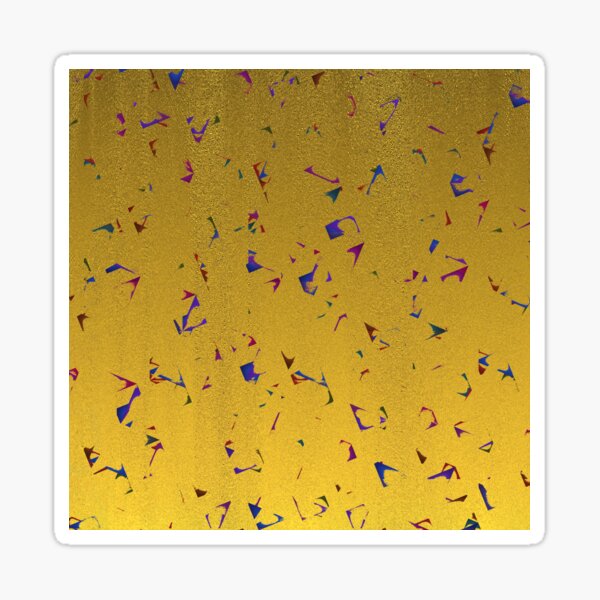 Aperçu de l'œuvre Or et confettis créée et vendue par ArtZ-onBubble.