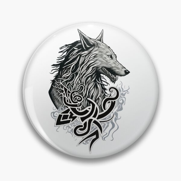 Artikelvorschau, Keltischer Wikingerwolf entworfen und verkauft von PrettyPittie Shop.