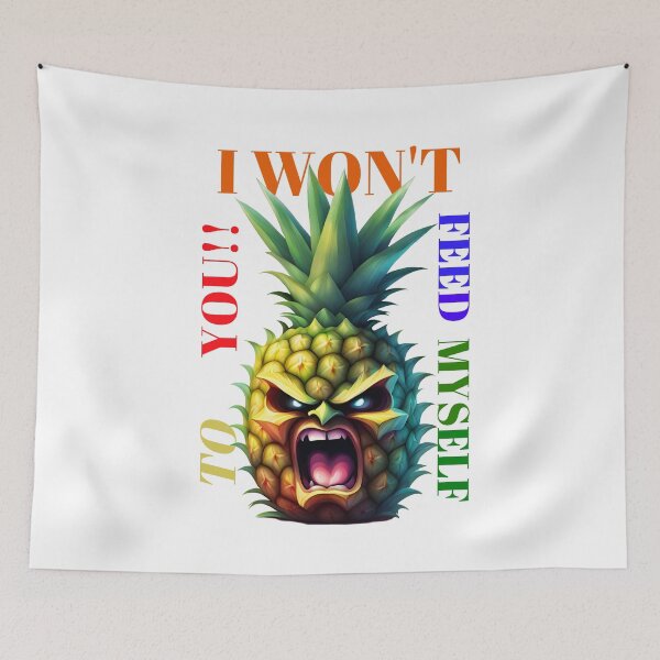 Item preview, The Cry of Angry Pineapple designed and sold by AriaMariaDesign.