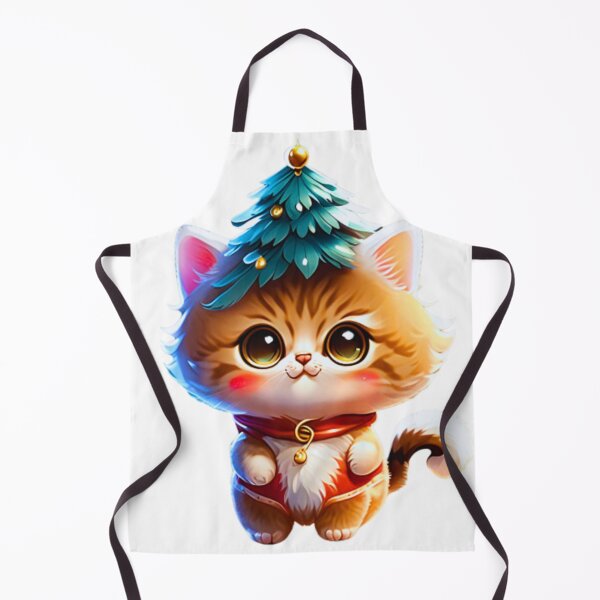 Item preview, Cat T-shirt : Cat Perched Atop a Christmas Tree designed and sold by Meowtopia.