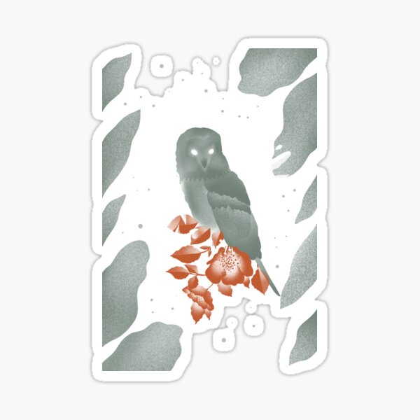 Bubo Sticker for Sale by Tully Simmonds