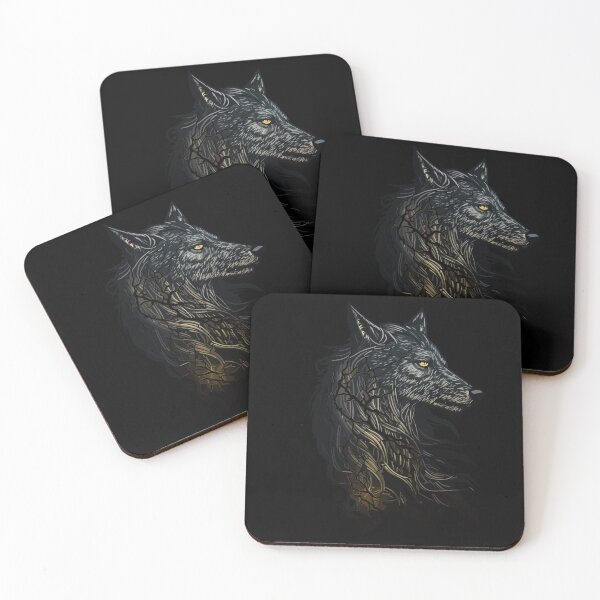 Item preview, Black Viking Wolf designed and sold by PrettyPittie Shop.