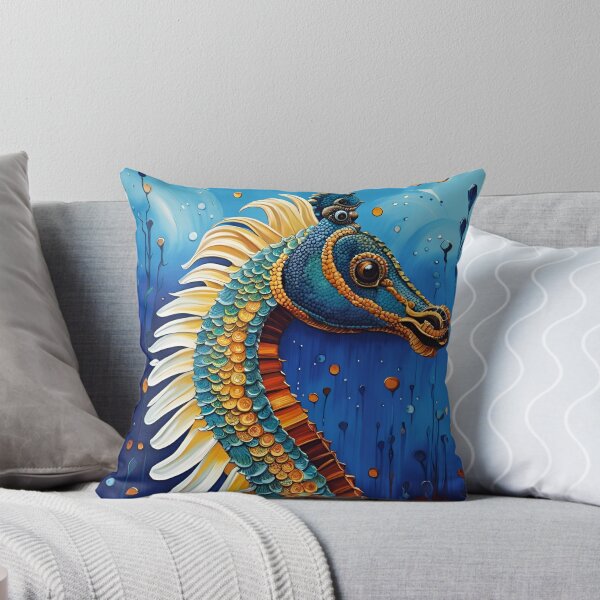 Item preview, Stylized Seahorse, Ai Generated Art  designed and sold by ACC .