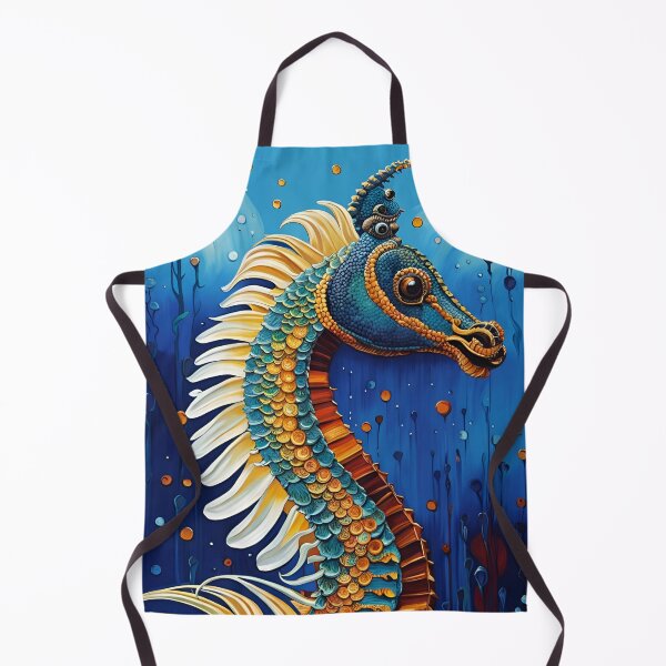 Item preview, Stylized Seahorse, Ai Generated Art designed and sold by ACC .