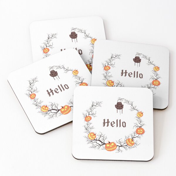 Item preview, Decoration of Branch and Pumpkins: Hello Halloween  designed and sold by Anastasiia Yurevych.