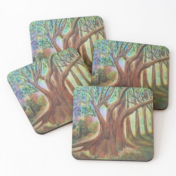 Item preview, Trees in the Rainbow Mist designed and sold by AmaleighArt.