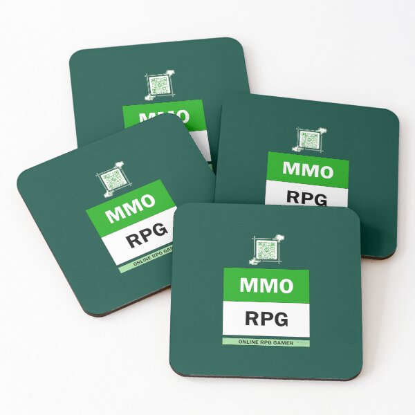 Item preview, MMO RPG - Online RPG Gamer Logo V4 (Green/White) designed and sold by Visual Resolutions.