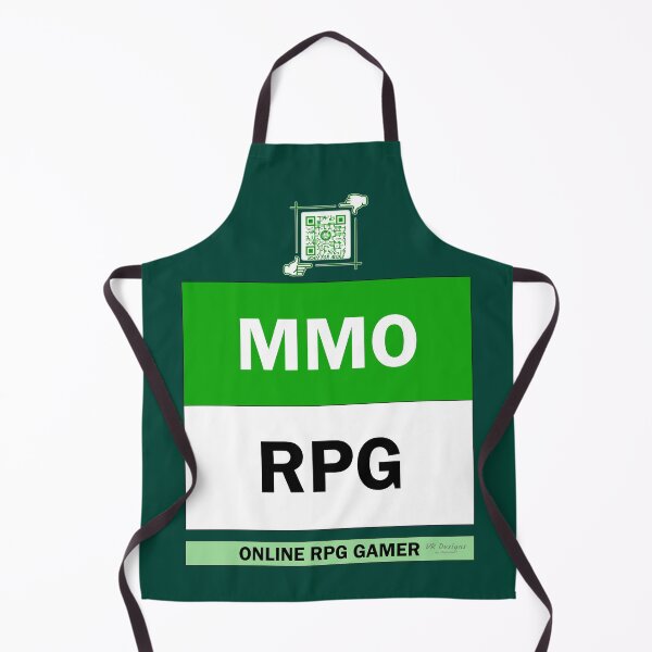 Item preview, MMO RPG - Online RPG Gamer Logo V4 (Green/White) designed and sold by Visual Resolutions.