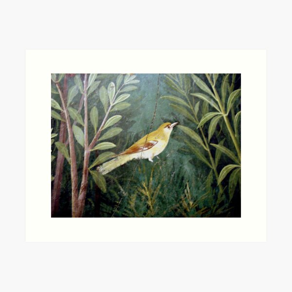 Item preview, Roman Fresco of a Golden Oriole designed and sold by frederic Lecut.