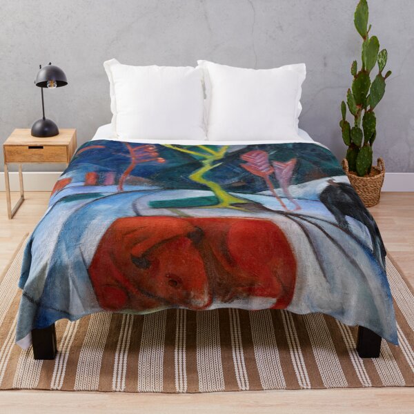 Item preview, Vintage Franz Marc Bison in Winter | P489 designed and sold by Piccolo Fiore Prints.