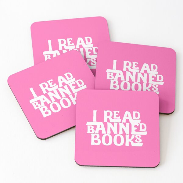 Item preview, I Read Banned Books - White Font designed and sold by SorryFrog.