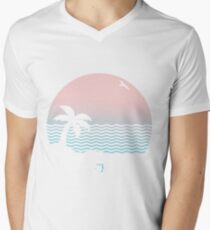 wiped out! Men's V-Neck T-Shirt